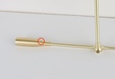 Sample Sale: Sorenthia 3-Arm Light - Brushed Brass