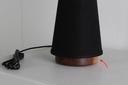 Sample Sale: Linden Table Lamp - Black Linen with Walnut