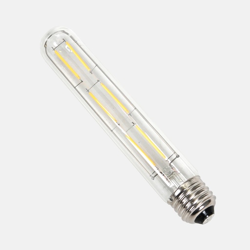 [LED-TUBE-6] 7in Tubular Antique-Style LED Bulb