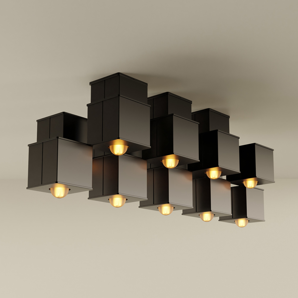 [TET-XVI-FM-BP] Tetra XVI - Flush Mount (Black Poppy)